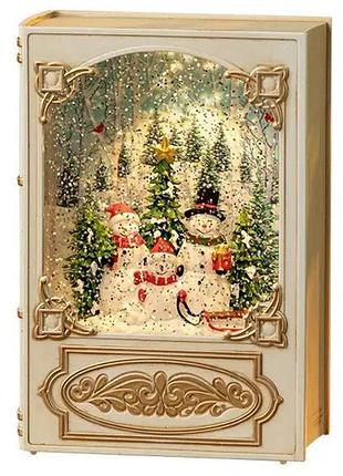Xmas новорічний нічник «книга» wdl-24023b (білий)