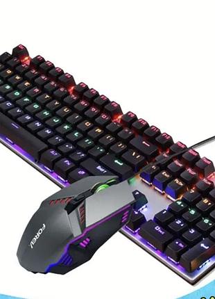 Игровая клавиатура forev fv-q609 с мышкой