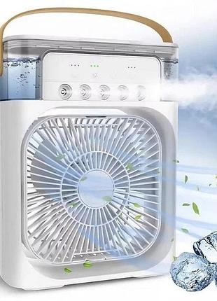 Вентилятор с водяным охлаждением air cooler fan f4, с увлажнителем, подсветкой, 3 режима, таймер