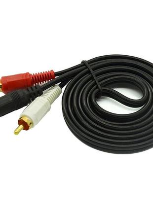 Шнур aux 3,5 мм – 2 rca (2r) 1,5 м 3015