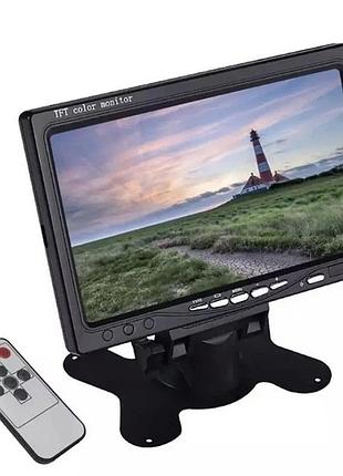 Автомобильный монитор lcd 7'' для двух камер