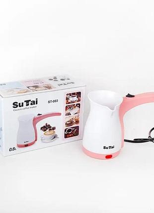Электрическая кофеварка турка su tai st-003, 0,8л. 800вт