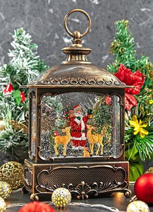 Xmas новорічний нічник «вінтажний ліхтар» wdl-24073a (27 см)