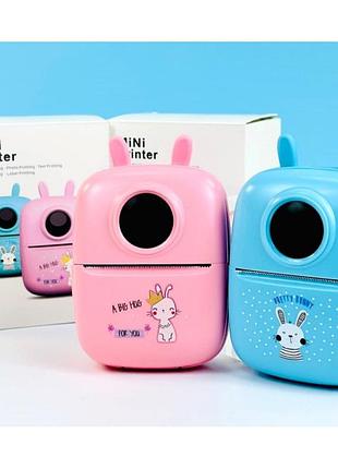 Портативный мини принтер bluetooth для смартфона mini printer d7 (24-23) 4