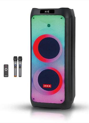 Акустична переносна колонка zxx-5590 100 вт 2x10"
