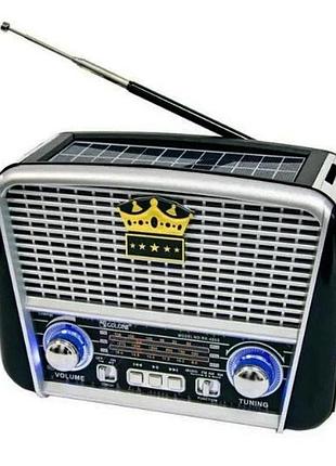 Радиоприемник golon rx-455s solar, солнечная панель, аккумулятор