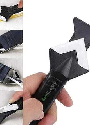 Силиконовый шпатель скребок для герметика силикона для удаления швов silicon trowel & scraper