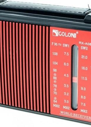 Радиоприемник golon rx-a08ac, fm/укв/am/sw