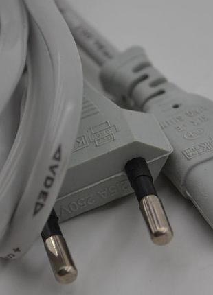 Кабель живлення 2 pin 1,5 м (0,5 мм)