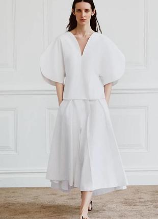 Поплиновый топ zw collection limited edition