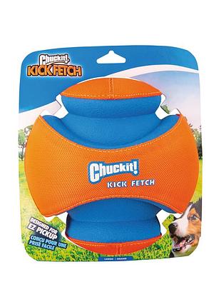 Суперстрибуча іграшка-м'яч для собак (розмір l) ci kick fetch lg. chuсkit