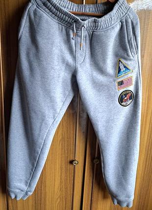 Спортивные штаны alpha industries мужские серые брюки
