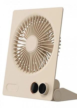 Портативний мини вентилятор на стол wt-n15 white. вентилятор акумуляторний 4000mah