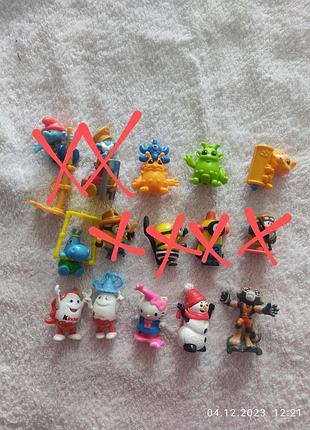 Игрушки зверюшки из киндера 3