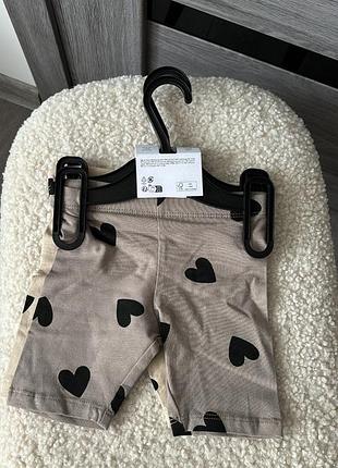Дитячі шорти шорты велосипедки h&m 2