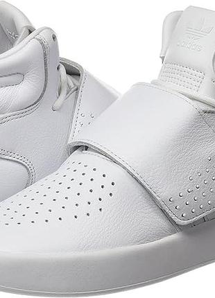 Високі кросівки баскетболки adidas originals tubular invader strap шкіра розмір 38-38,5