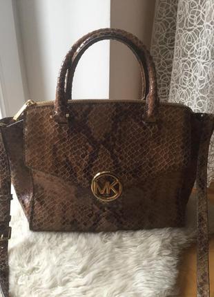 Сумка  коженная michael kors2 фото