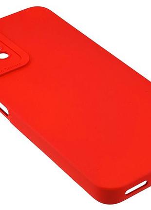 Чехол pro camera для xiaomi redmi note 11 pro/ note 11 pro 5g бампер с микрофиброй красный 3