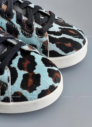 Adidas originals stan smith h leopard blue
