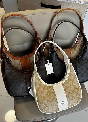 Женская сумка coach, сумка коач, сумка на плечо, кросс-боди, брендовая сумка
