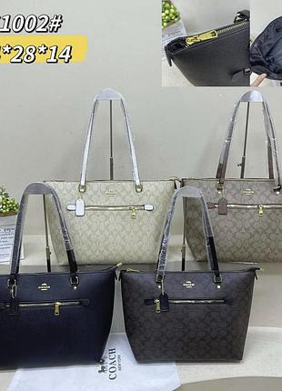 Женская сумка coach, сумка коач, сумка шоппер, вместительная сумка, офисная сумка, shopper, шоппер