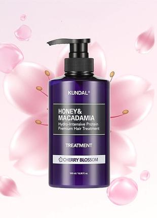 Кондиціонер для волосся kundal honey & macadamia cherry blossom , 500 мл