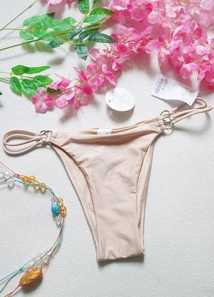 Низ от купальника нюдовый с легким шиммером bershka 🌺💜🌺