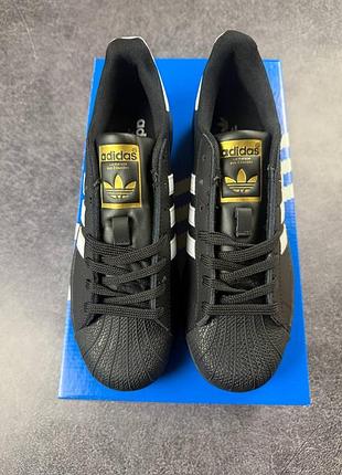 Уроссовки adidas superstar classic черно - белые