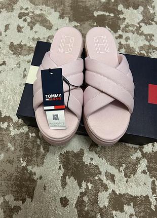 Шлепанцы шлепки Tommy hilfiger оригинал сандалии босоножки
