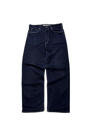 Широкі сині штани джинси loose buggy fit wide leg h&m x eytys широкие синие штаны джинсы