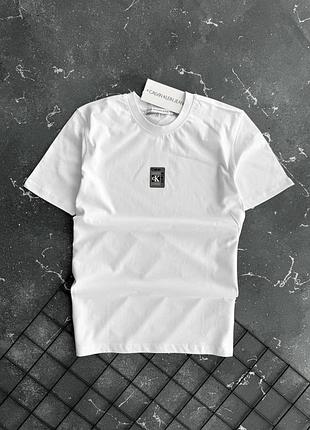 Мужская футболка calvin klein white