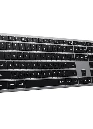 Клавиатура satechi slim x3 bluetooth backlit keyboard space gray (st-btsx3m)
