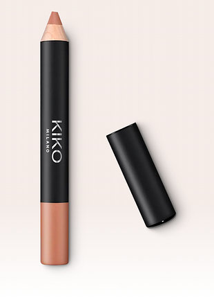 Матовая помада-карандаш kiko milano smart fusion matte lip crayon - 01 light hazelnut (000092-01)