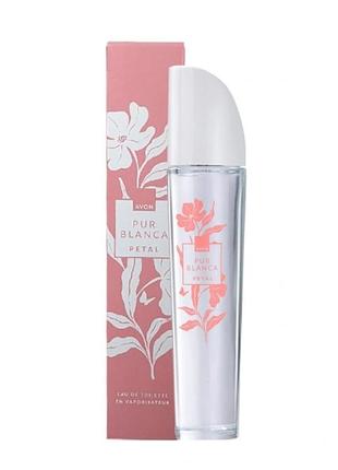 Туалетна вода pur blanca petal avon 50 ml
