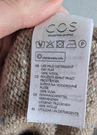 Шерстяной свитер cos 5