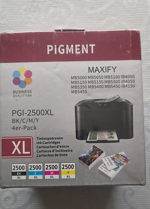 Набор картриджей canon maxify pgi-2500xl bk c m y