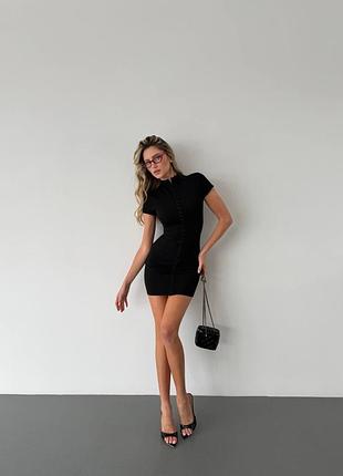 Облегающее мини платье 8