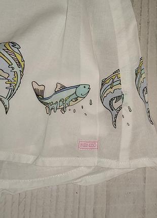 Платье батист kenzo 4