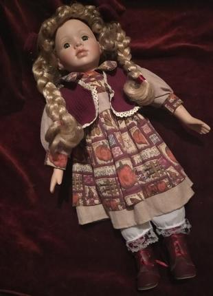 Порцеляновий ретро лялька для декору njsf. німеччина. 42см.
