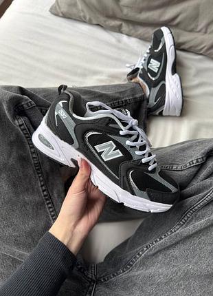 Кроссовки new balance 530 black grey