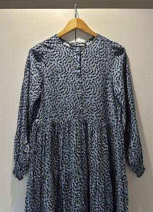 Сукня zara міді вільного крою 4