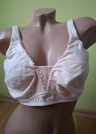 Бюстгальтер мягкий без косточки коттон 85d