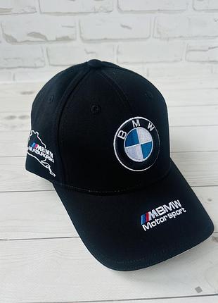 Черная хлопковая бейсболка bmw (люкс)