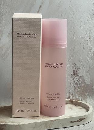 Спрей міст для тіла та волосся maison louis marie  fleur de la passion