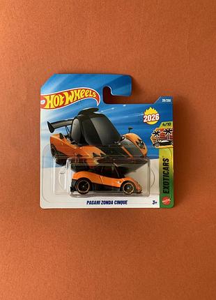 Машинка хот вілс пагані pagani zonda cinque  hot wheels 2026