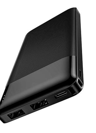 Павербанк 10000 mah hoco j72 easy travel чорний power bank повербанк