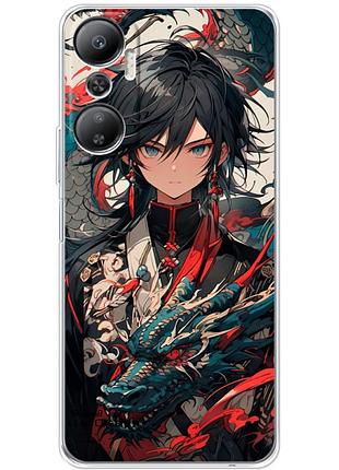 Чохол силіконовий з картинкою на infinix hot 20 4g (аніме, anime)