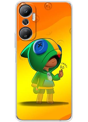 Чехол силиконовый с картинкой на infinix hot 20 4g (бравл старс, brawl stars)
