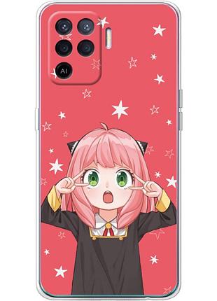 Чехол силиконовый с картинкой на oppo a94 (аниме, anime)
