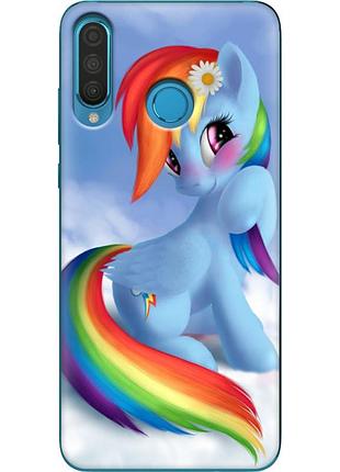 Чехол силиконовый с картинкой на huawei p30 lite (литл пони, my little pony)